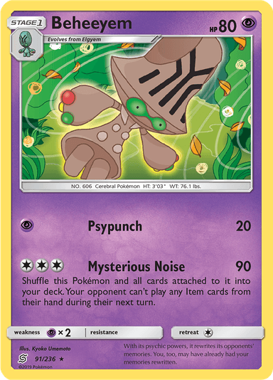 Beheeyem, representing Beheeyem
