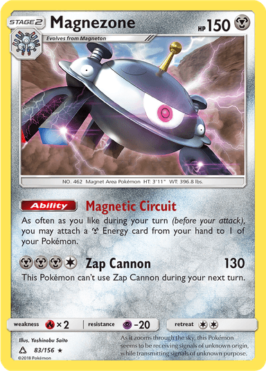 Magnezone, representing Magnezone