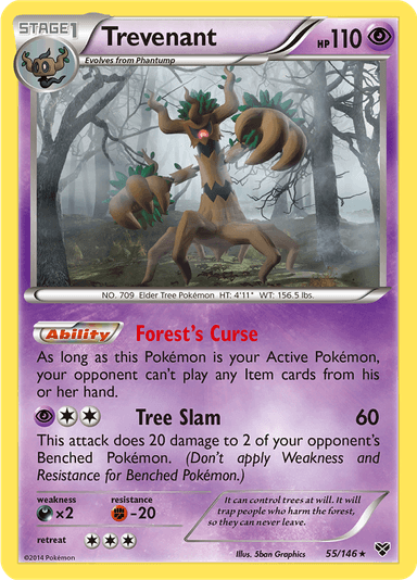 Trevenant, representing Trevenant BREAK