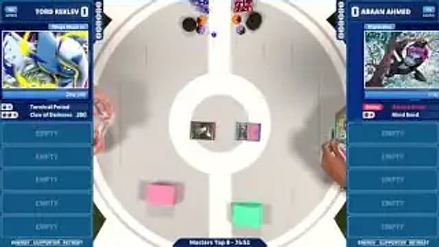 Clean match-start frame for Tord Reklev versus Abaan Ahmed