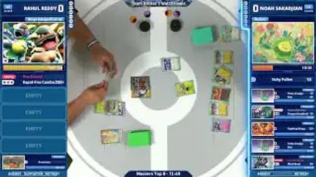 Clean match-start frame for Noah Sakadjian versus Rahul Reddy