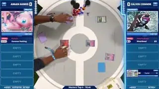 Abaan Ahmed vs Calvin Connor match-start frame