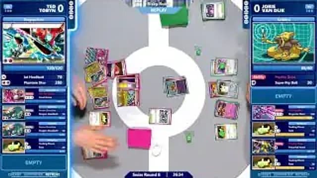 Clean match-start frame for Ted Tobyn versus Joris van Dijk