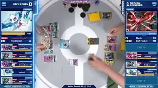Clean match-start frame for Zach Cohen versus Nathan Ginsburg