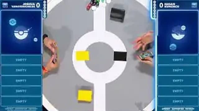 Clean match-start frame for Joshua Vanoverschelde versus Hasan Kunukcu