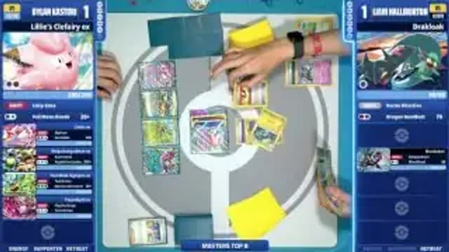 Clean match-start frame for Liam Halliburton versus Dylan Kasturi
