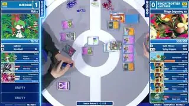 Clean match-start frame for Ian Robb versus Simon Trottier-Lacasse