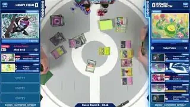 Clean match-start frame for Henry Chao versus Rowan Stavenow