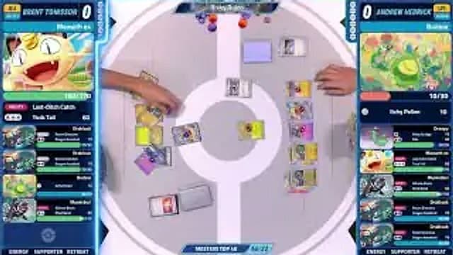 Clean match-start frame for Brent Tonisson versus Andrew Hedrick