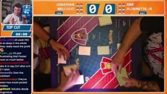 Clean match-start frame for Dre Alderette Jr versus Jonathan Fabrizio Belucci
