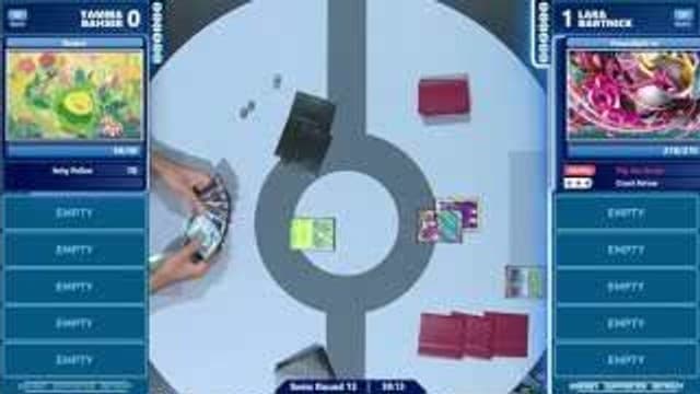 Clean match-start frame for Yamma Bahser versus Lara Bartnick