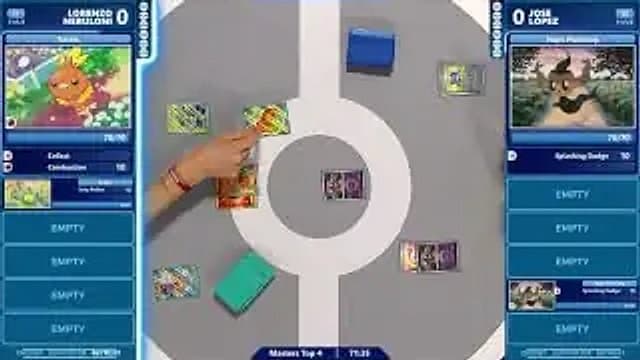 Clean match-start frame for Lorenzo Nebuloni versus Jose López