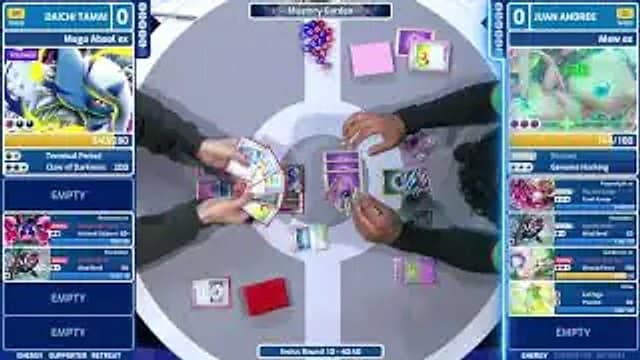 Clean match-start frame for Daichi Tamai versus Juan Andree
