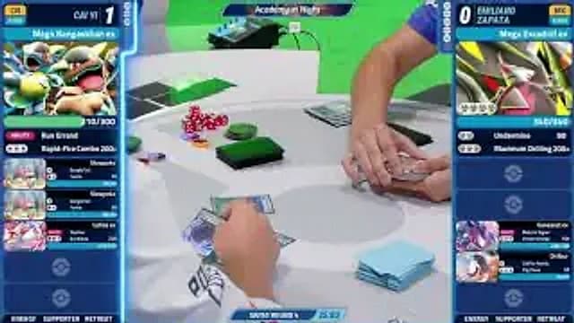 Clean match-start frame for Emma Hagen versus Emiliano Zapata