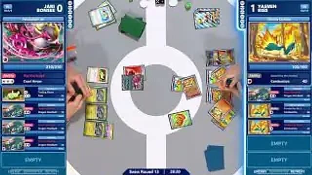 Clean match-start frame for Jari Bonsee versus Yasmin Kiss