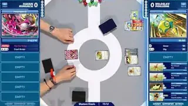 Clean match-start frame for miloslav posledni versus Hasan Kunukcu