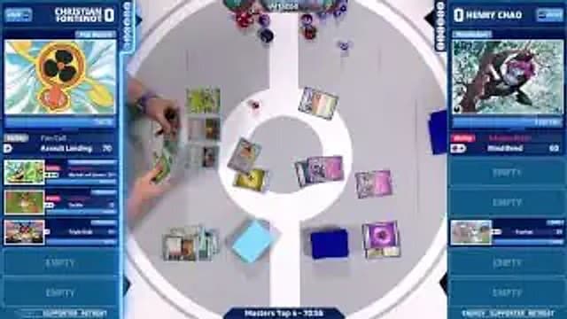 Clean match-start frame for Christian Fontenot versus Henry Chao