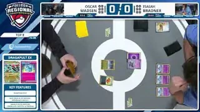 Oscar Madsen vs Isaiah Bradner match-start frame
