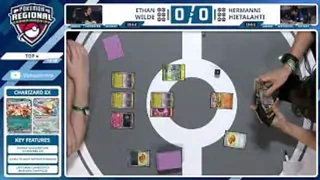 Clean match-start frame for Ethan Wilde versus Hermanni Hietalahti