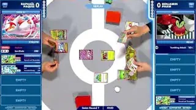 Clean match-start frame for Raphaël Paquis versus Benjamin PHAM