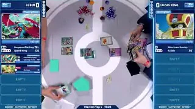 Clean match-start frame for Le Bui versus Lucas Xing