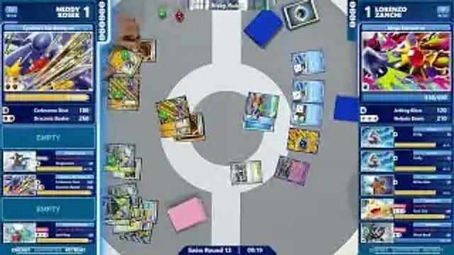 Clean match-start frame for Neddy Kosek versus Lorenzo Zanchi