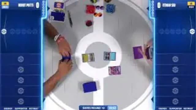 Clean match-start frame for Rohit Potti versus Ethan Siu