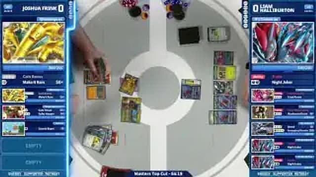Joshua Frink vs Liam Halliburton match-start frame