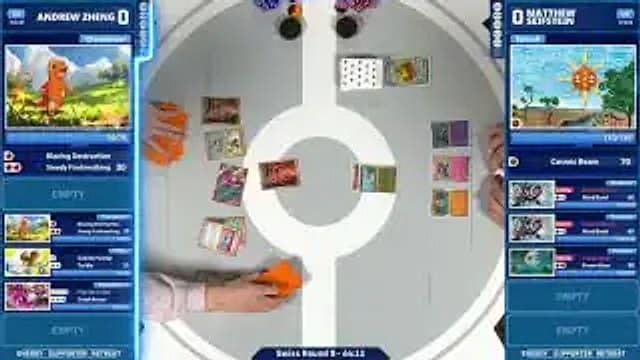 Clean match-start frame for Andrew Zheng versus matthew seifstein