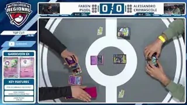 FABIEN Pujol vs Alessandro Cremascoli match-start frame