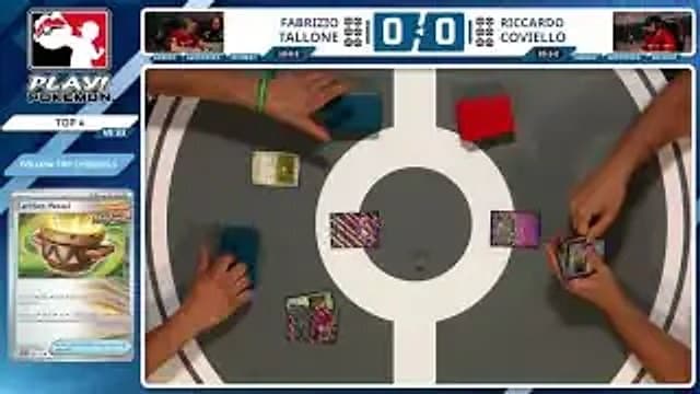 Clean match-start frame for Fabrizio Tallone versus Riccardo Coviello