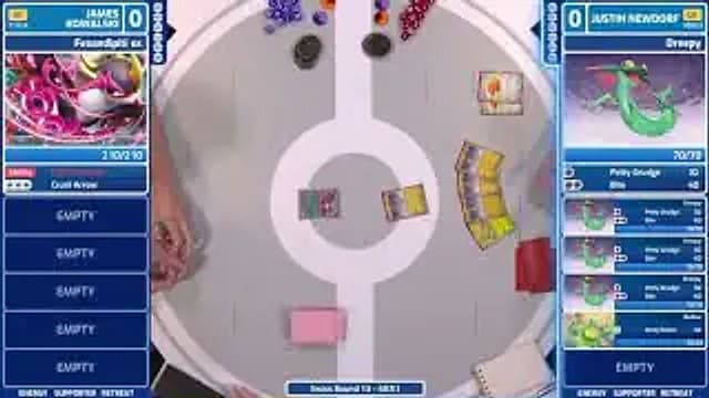 James Kowalski vs Justin Newdorf match-start frame