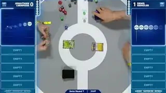 Clean match-start frame for Jonathan Lernpeiss versus Denis Kienzler