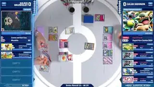 Clean match-start frame for Julius Brunfeldt versus Caleb Gedemer