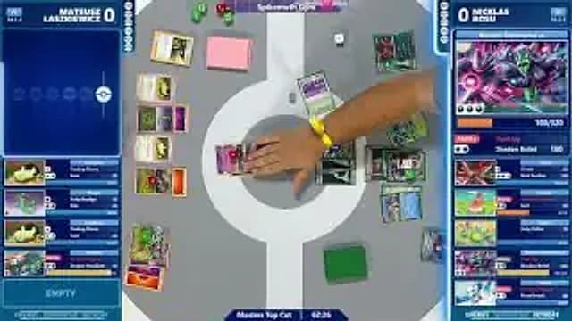 Clean match-start frame for Mateusz Łaszkiewicz versus Nicklas Rosu