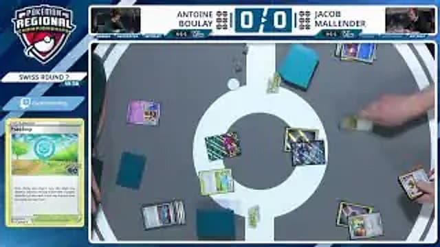 Antoine Boulay vs Jacob Mallender match-start frame