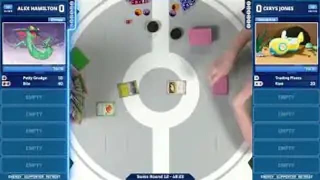 Alex Hamilton vs Cerys Jones match-start frame