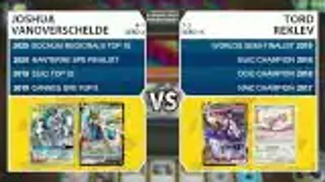 Tord Reklev vs Joshua Vanoverschelde match-start frame