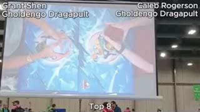 Clean match-start frame for Grant Shen versus Caleb Rogerson