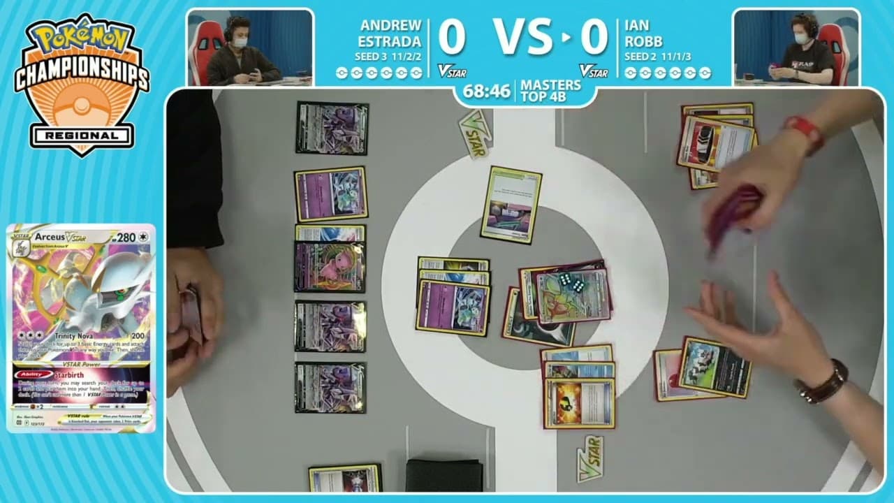 Andrew Estrada vs Ian Robb match-start frame