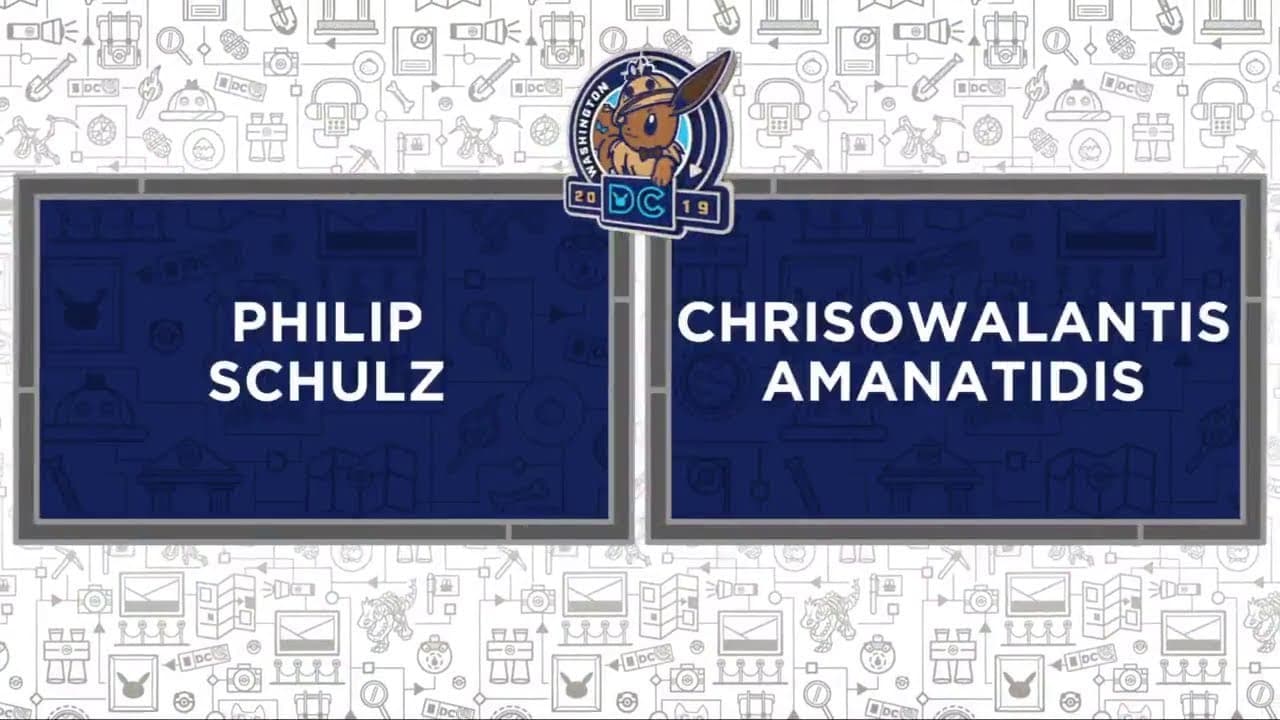 Clean match-start frame for Robin Schulz versus Chrisowalantis Amanatidis