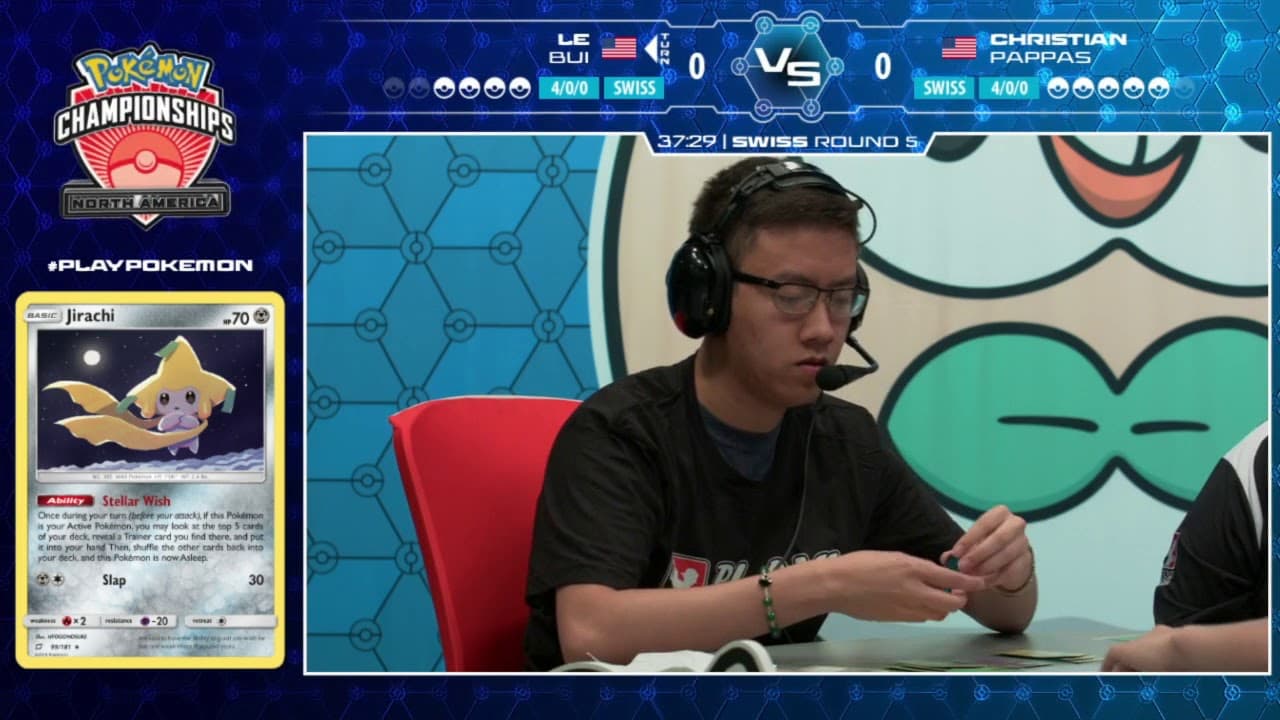 Clean match-start frame for Le Bui versus Christian Pappas