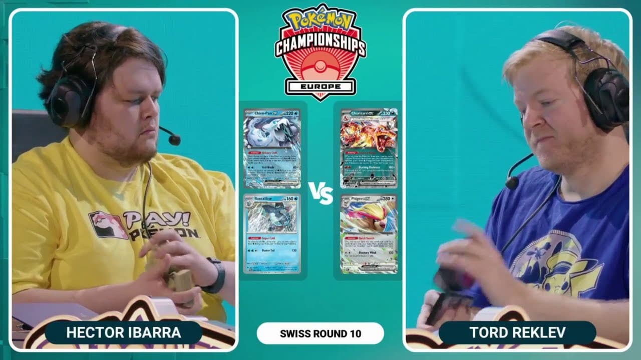 Clean match-start frame for Tord Reklev versus Hector Ibarra