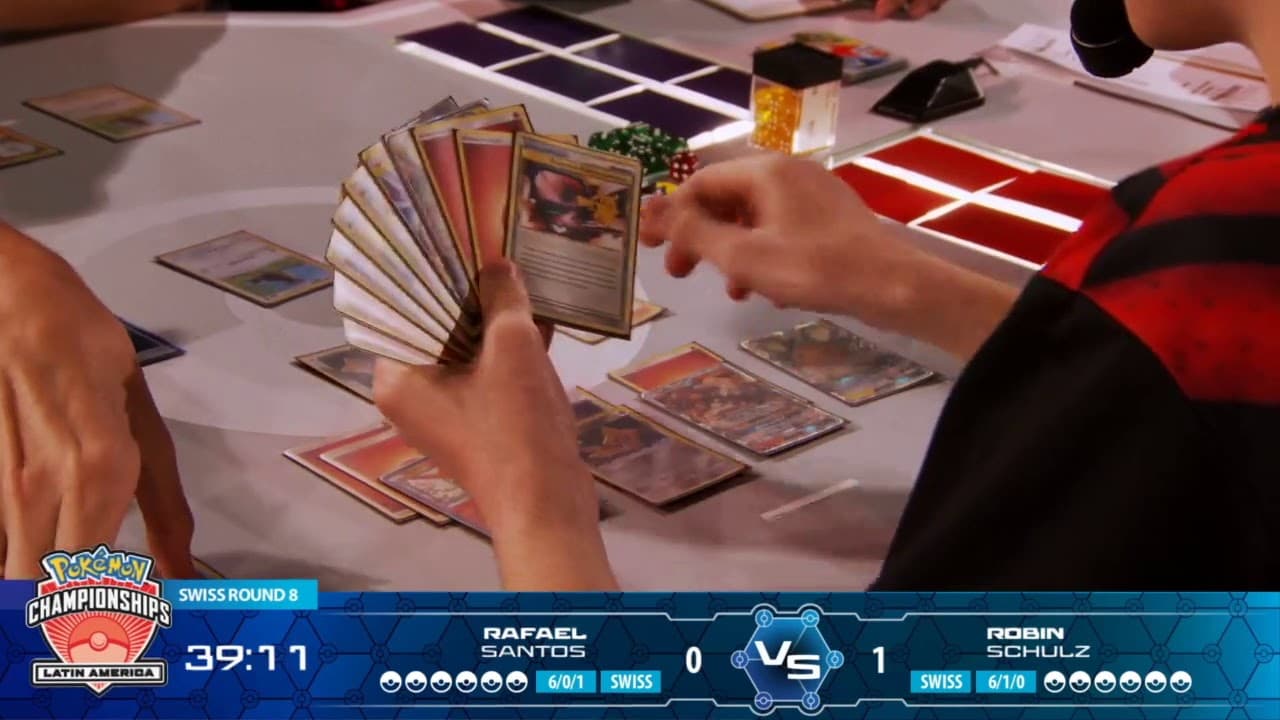 Clean match-start frame for Robin Schulz versus Rafael Santos