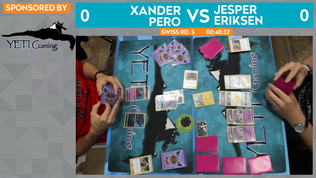 Xander Pero vs Jesper Eriksen match-start frame