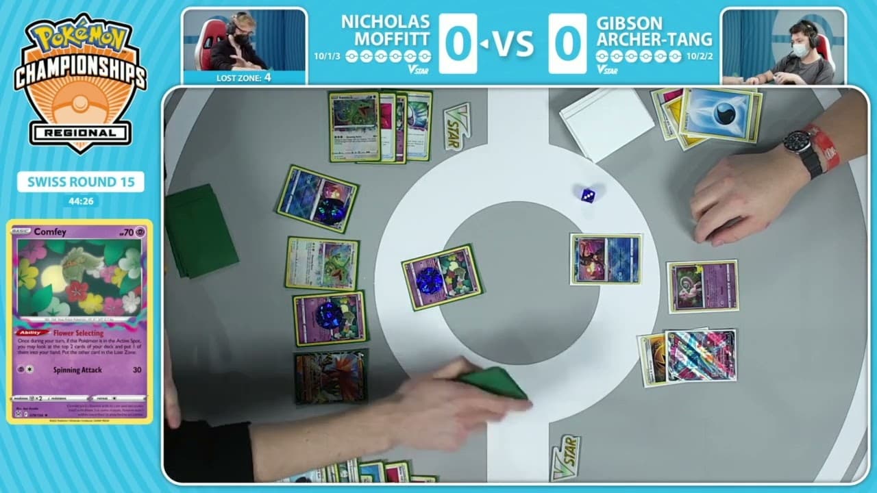 Clean match-start frame for Nicholas Moffitt versus Gibson Archer-Tang