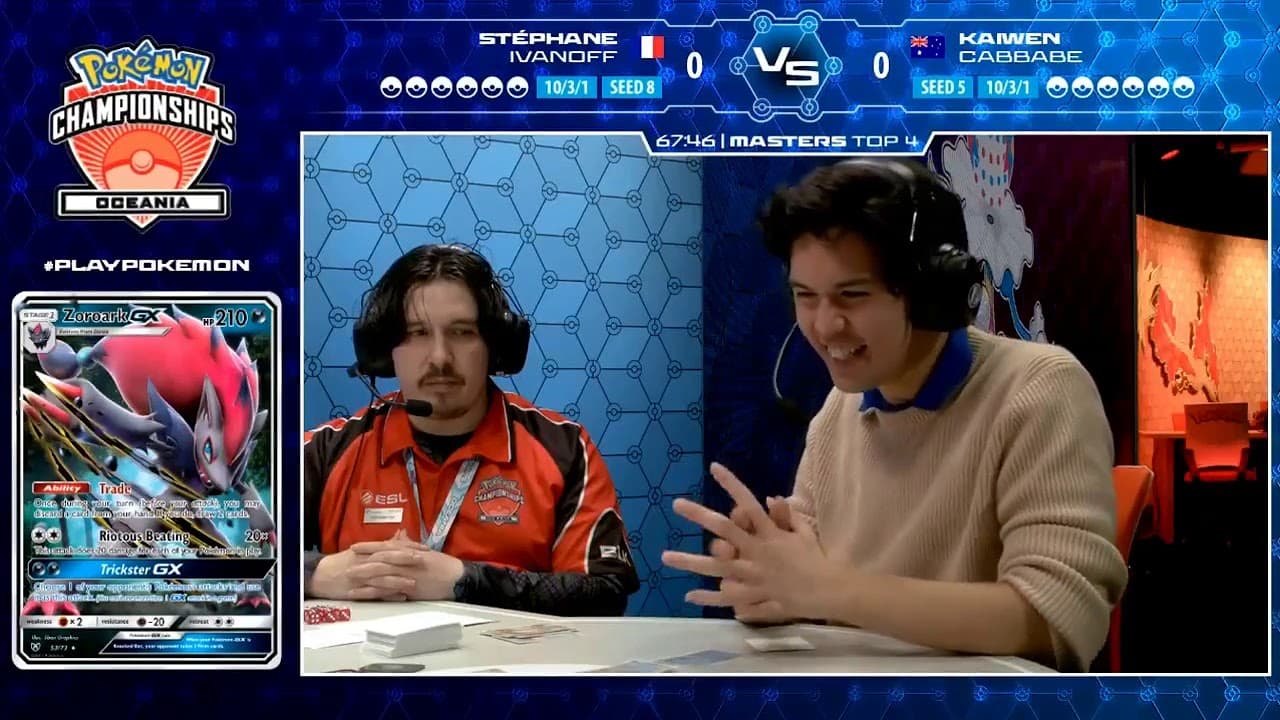 Stéphane Ivanoff vs Kaiwen Cabbabe match-start frame