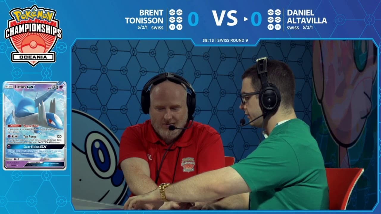 Clean match-start frame for Daniel Altavilla versus Brent Tonisson