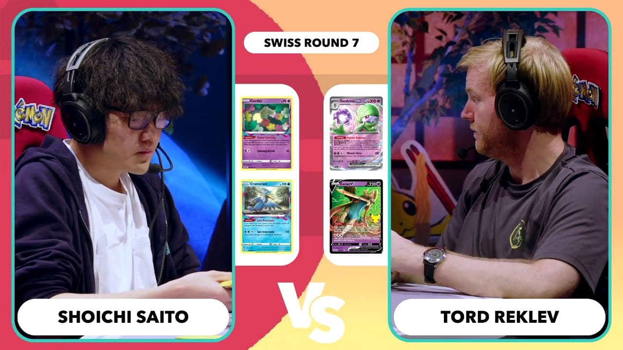 Tord Reklev vs Shoichi Saito match-start frame