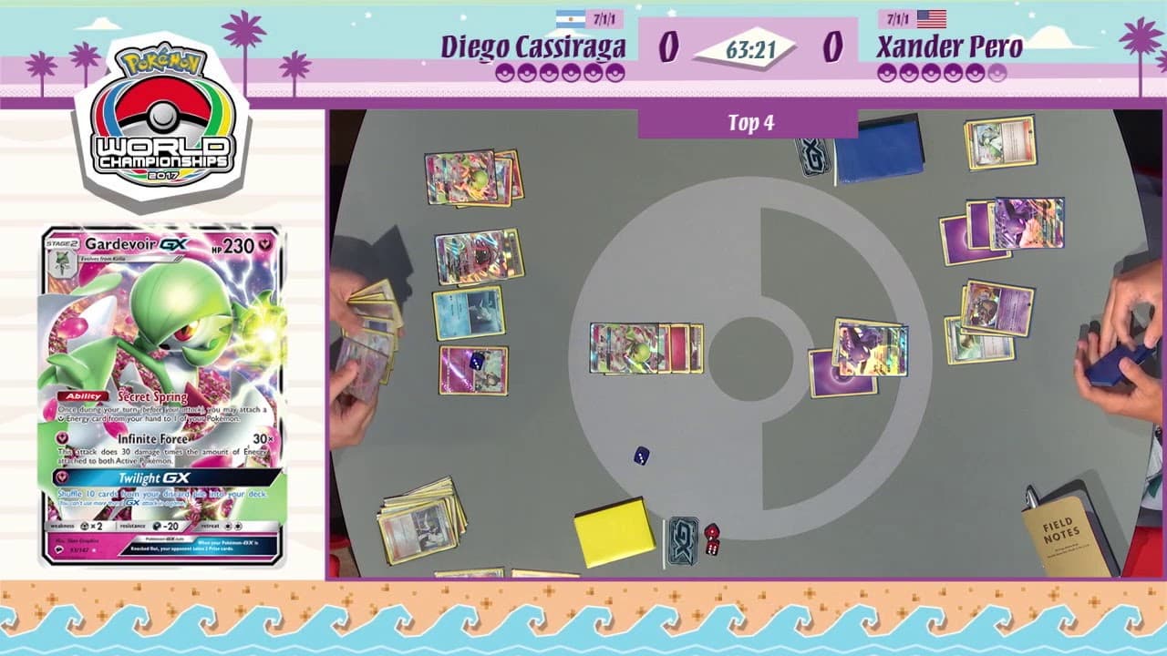Clean match-start frame for Diego Cassiraga versus Xander Pero
